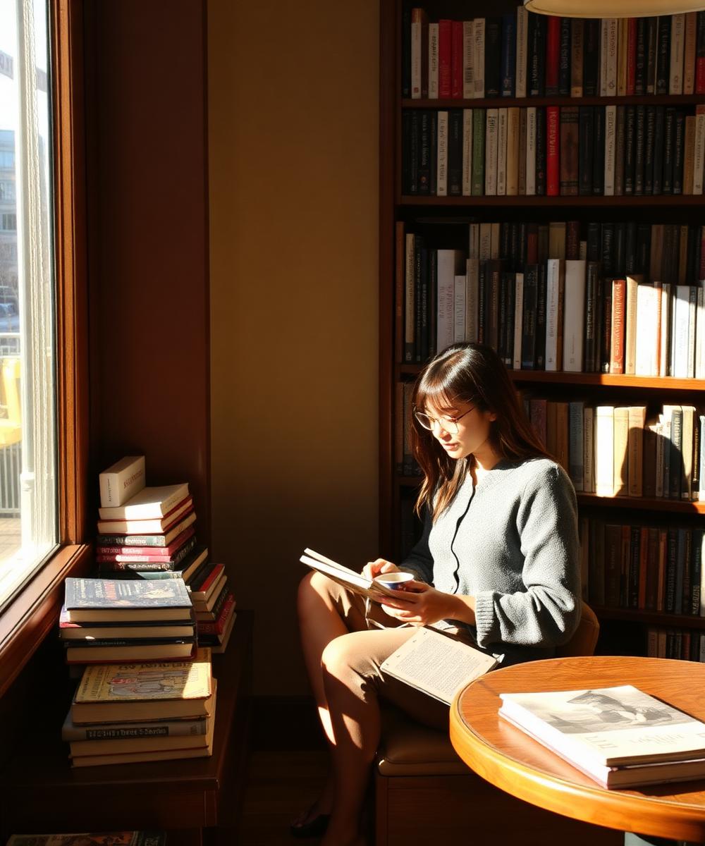 A zine library above a bike shop, run by the same three people since 2011. — Calgary, Inglewood